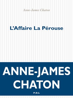 cover image of L'Affaire La Pérouse